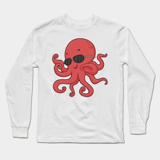 Octopus Sunglasses Long Sleeve T-Shirt